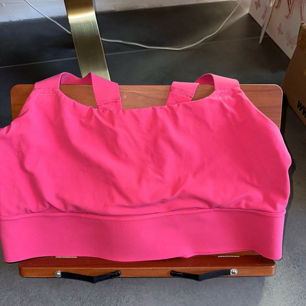 Pink Sports Bra